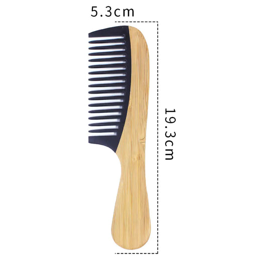 Eco-Friendly Bamboo Hair Styler - Static-Free