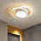 Contemporary Dual Ring LED Ceiling Light