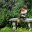 Cheeky Fishing Gnome Garden Statue