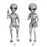 Space Intruder Garden Sculptures