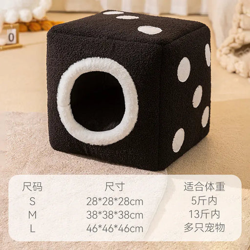 Chenil fermé pour petite maison, chaud, automne et hiver