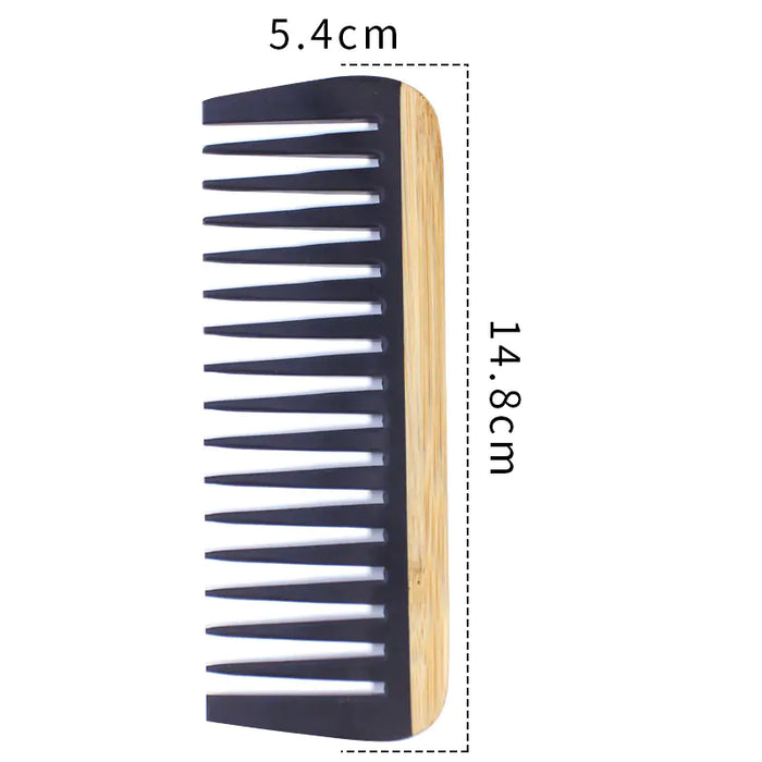 Eco-Friendly Bamboo Hair Styler - Static-Free