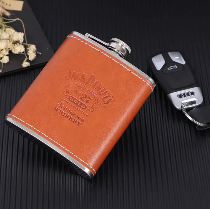 Sleek Steel Beverage Barrel