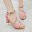 Chic Mid-Heel Buckled Women's Sandals