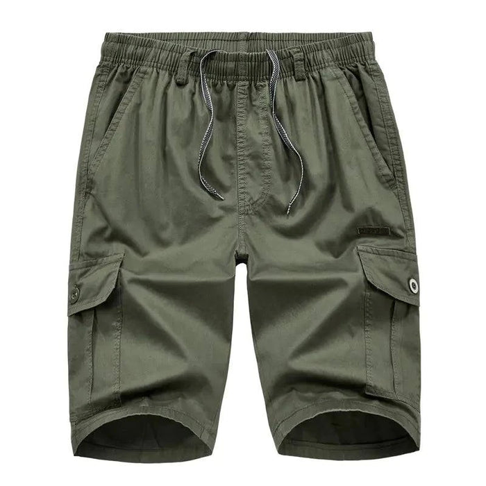 Plus Size Comfort Fit Multi-Pocket Shorts