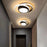 Contemporary Dual Ring LED Ceiling Light