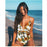 2020 New Women's Sexy Backless One-Piece Swimsuit