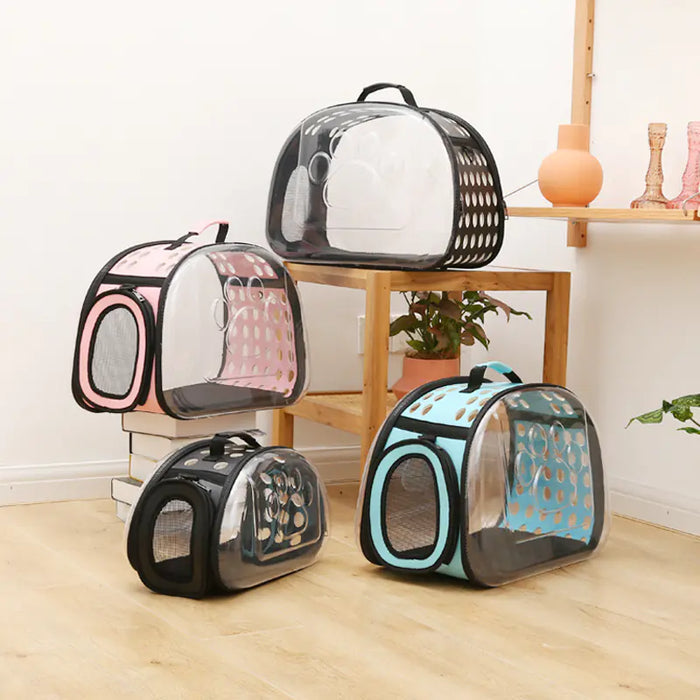 Compact PVC Cat Travel Pod