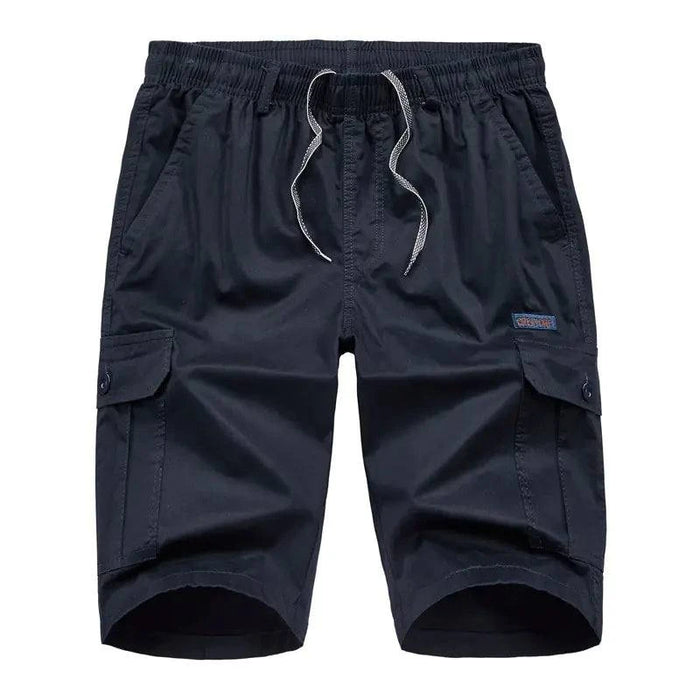 Plus Size Comfort Fit Multi-Pocket Shorts