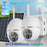 5MP Solar WIFI IP Camera 8000mAh Battery PTZ Surveillance Cameras Wireless PIR Human Tracking CCTV Outdoor HD Waterproof 5X Zoom