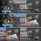 4K 8MP Dual Screen Solar Camera Free 256G memory card Outdoor Wireless WiFi PTZ Dual Lens Security Protection Auto Tracking CCTV