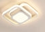 Contemporary Dual Ring LED Ceiling Light