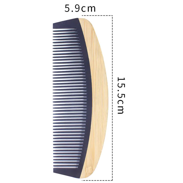 Eco-Friendly Bamboo Hair Styler - Static-Free