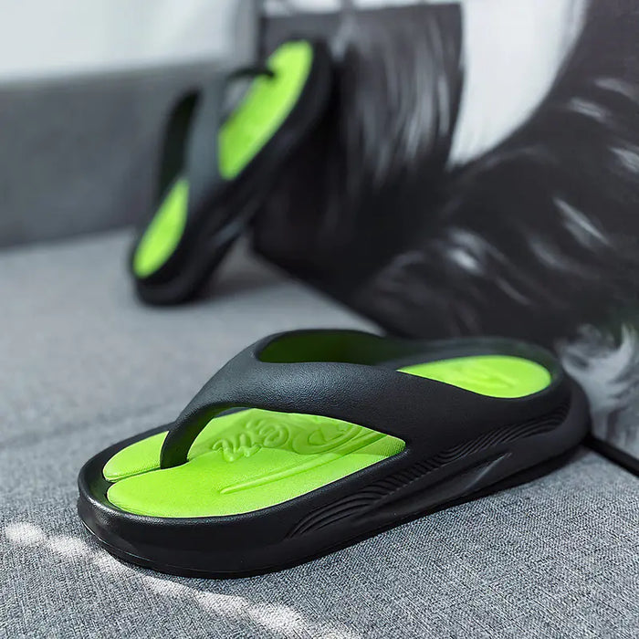 Men's Summer Beach Flip Flops - Durable Casual Sandals