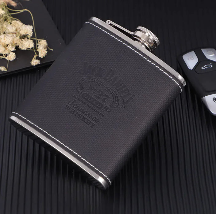 Sleek Steel Beverage Barrel