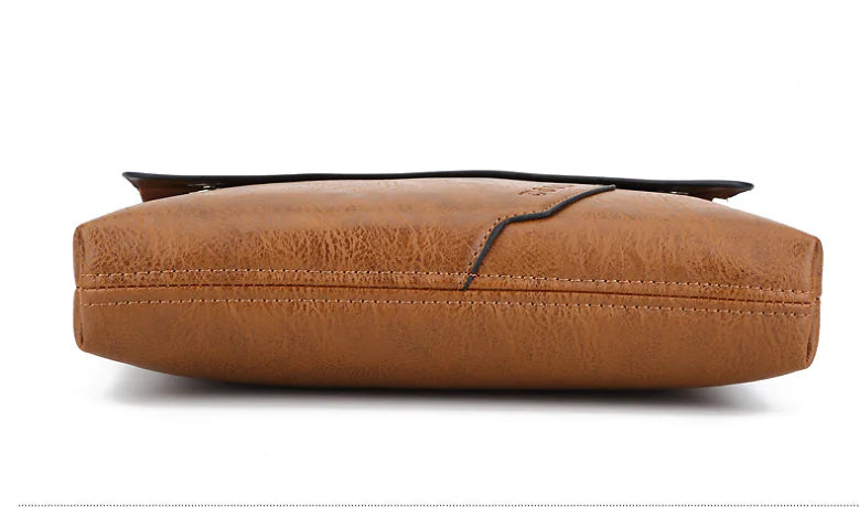 Chic PU Leather Cross-Body Bag