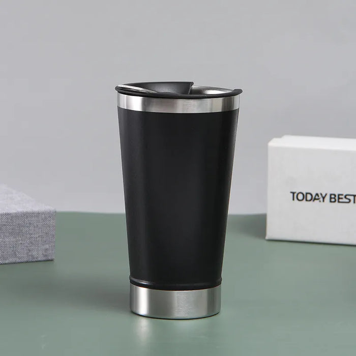 Dual-Use 304 Steel Tumbler & Opener