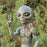 Space Intruder Garden Sculptures