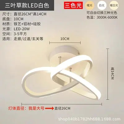 Scandinavian LED Ceiling Light for Passageways