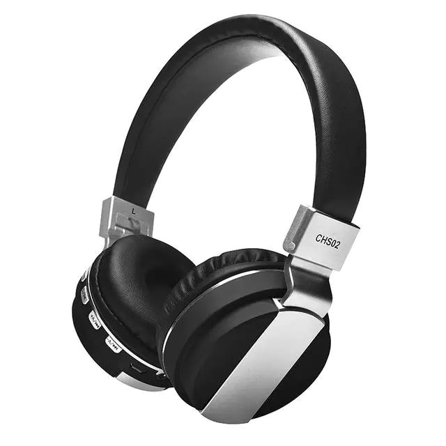 Bluetooth Over-Ear Headset with Card Slot
