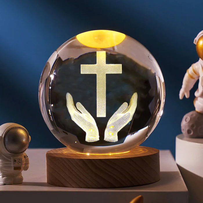 Radiant Crystal Desk Ornament
