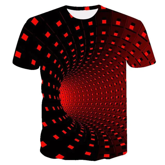 Men's Summer 3D Printed Short Sleeve T-Shirt