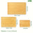 3pcs Bamboo Cutting Board Set, Wooden Thick Multipurpose Chopping Boards for Meat, Vegetables, Fruits, ldeal for Christmas, HalloweenThanksgiving, Valentine's, Mother's Day