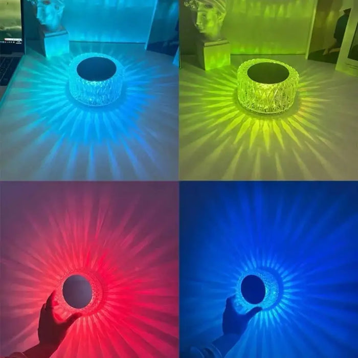 Multicolor LED Crystal Accent Lamp