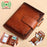 BANYANU Men'S Genuine Leather Wallet - Slim Vertical Design with Multiple Card Slots, RFID Blocking, and Secure Zipper Closure for Everyday Use, Everyday Wallet | Sleek Wallet | Genuine Leather Wallet