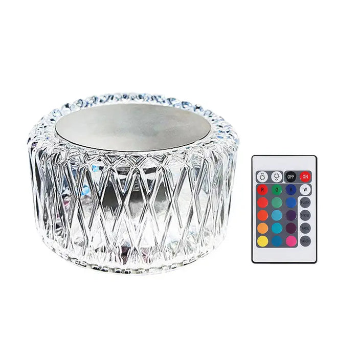 Multicolor LED Crystal Accent Lamp