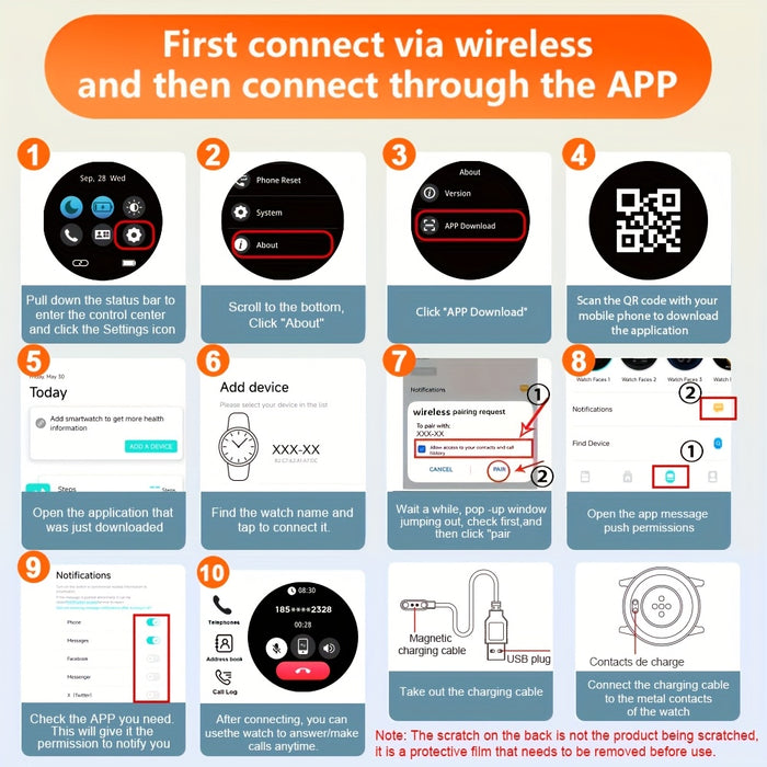 2025 Latest Round Smartwatch with Answer/Dial Features, Message Notifications, Pedometer, Calorie Tracker, Multiple Sports Modes, Alarm, Calculator, And Timer, Featuring a Silicagel Strap And Digital Display, Suitable for And
