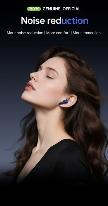 [acer official authentic]In-Ear Design|TWS Wireless Headset|Stereo|Heavy Bass|Low Latency|Comfortable Wearing(Study/Business/Sports/Running/Fitness)|Multi-Device Compatible(Mobile Phone/Tablet/Laptop)|Christmas Gift/Valentine