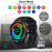 COIUSOR smartwatch features a 1.53-inch high-definition display, voice calls, real-time information synchronization with mobile phones, an LED flashlight, a compass, a 400mAh rechargeable battery, multiple sports modes, one-c
