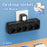 EU Plug Converter Socket with 5 Outlets, Multi-Port Wall Socket with Independent Switch and Small Night Light Adapter