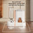 2-in-1 Automatic Cat Feeder & Water Dispenser - Neck-Friendly Anti-Choking Design, Leak-Proof Pet Station with Spill-Proof Lid, Multi-Compartment Food & Water Dispenser for Busy Cat Owners, Indoor Pet Feeder & Water Dispenser