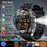 TKTKYY Men'S Outdoor Sports Smartwatch with 3.89cm HD Display, 800mAh Long Battery Life, Compass, 100+ Sports Modes, Flashlight, Wireless HD Calls, Pedometer, SMS Notifications - Compatible with for iphone & Android, Perfect