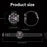 COIUSOR smartwatch features a 1.53-inch high-definition display, voice calls, real-time information synchronization with mobile phones, an LED flashlight, a compass, a 400mAh rechargeable battery, multiple sports modes, one-c