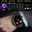 COIUSOR Men'S New 2.01-Inch Smartwatch, with Built-In LED Flashlight, Mobile Phone Synchronization Information, Wireless Calls, High Quality, Over 100 Sports Modes, Compatible with Smart Devices for Iphone And Android Phones