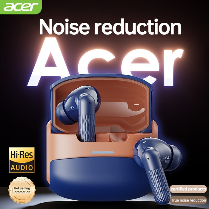 [acer official authentic]In-Ear Design|TWS Wireless Headset|Stereo|Heavy Bass|Low Latency|Comfortable Wearing(Study/Business/Sports/Running/Fitness)|Multi-Device Compatible(Mobile Phone/Tablet/Laptop)|Christmas Gift/Valentine