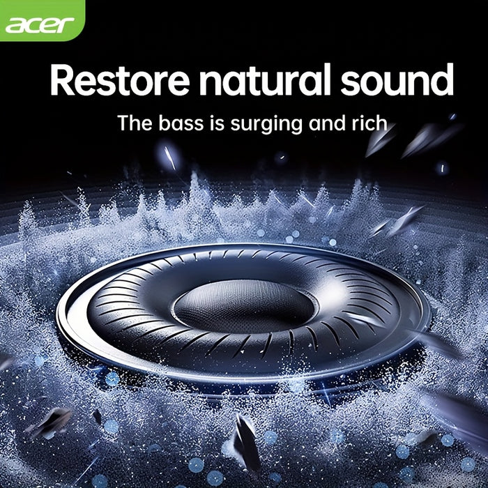 [acer official authentic]In-Ear Design|TWS Wireless Headset|Stereo|Heavy Bass|Low Latency|Comfortable Wearing(Study/Business/Sports/Running/Fitness)|Multi-Device Compatible(Mobile Phone/Tablet/Laptop)|Christmas Gift/Valentine