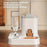 2-in-1 Automatic Cat Feeder & Water Dispenser - Neck-Friendly Anti-Choking Design, Leak-Proof Pet Station with Spill-Proof Lid, Multi-Compartment Food & Water Dispenser for Busy Cat Owners, Indoor Pet Feeder & Water Dispenser