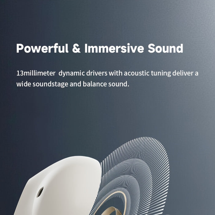 Edifier T10 AI Call Noise Reduction Earphones, Stereo Wireless Earphones, 2024 New Earphones, Wireless 5.4, Built in Microphone, Clear Call, Rechargeable 350mAh Lithium Polymer Battery, Plastic Material, No Cable Required, Su