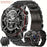 1pc Men's Smart Watch with Call Function, 3.61cm HD Display, Fitness Tracker, Sleep & Calorie Monitor, Wireless, Multi-Sport Modes, USB Rechargeable, Metal Bezel & Dual/Silicone Straps, Android Compatible, Smart Watch for And