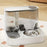 2-in-1 Cat Feeder and Water Dispenser - Leak-Proof, Automatic Pet Bowls for Cats