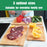 3pcs Bamboo Cutting Board Set, Wooden Thick Multipurpose Chopping Boards for Meat, Vegetables, Fruits, ldeal for Christmas, HalloweenThanksgiving, Valentine's, Mother's Day
