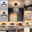 Contemporary Dual Ring LED Ceiling Light