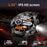 TKTKYY Men'S Outdoor Sports Smartwatch with 3.89cm HD Display, 800mAh Long Battery Life, Compass, 100+ Sports Modes, Flashlight, Wireless HD Calls, Pedometer, SMS Notifications - Compatible with for iphone & Android, Perfect