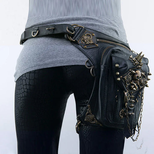 Urban Explorer PU Leather Hip Pack