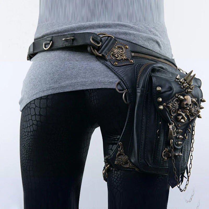 Urban Explorer PU Leather Hip Pack