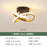 Contemporary Dual Ring LED Ceiling Light